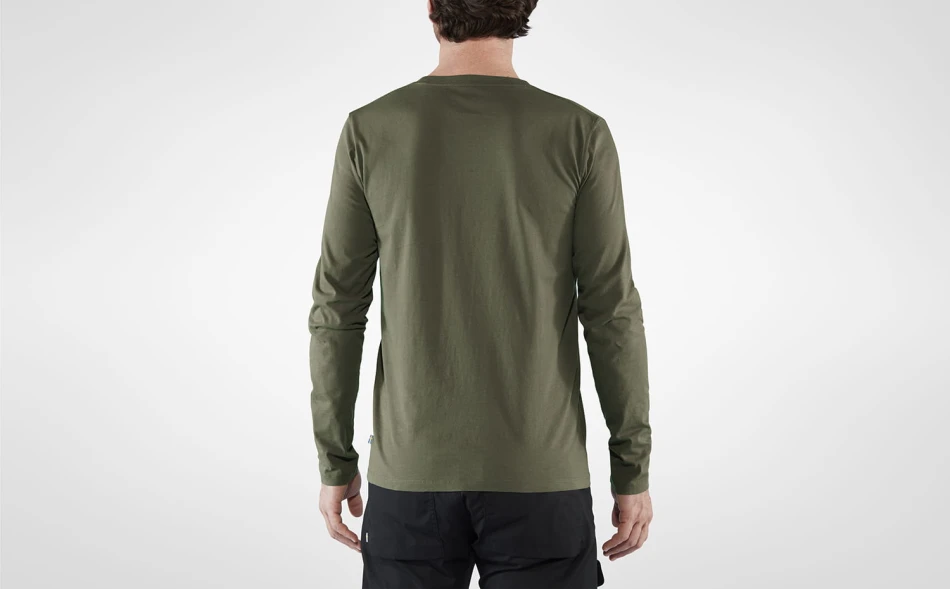 Forever Nature Badge LS T-Shirt, kolor: 246 - Tarmac