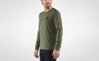 Forever Nature Badge LS T-Shirt, kolor: 246 - Tarmac