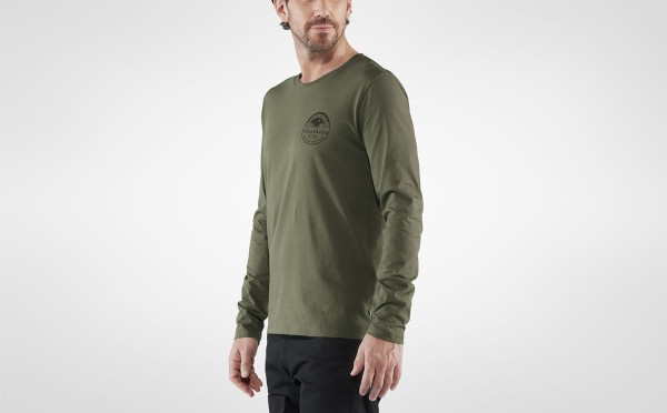 Forever Nature Badge LS T-Shirt, kolor: 246 - Tarmac