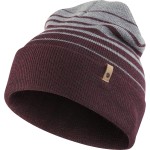 Classic Striped Knit Hat, kolor: 356-020 - Dark Garnet-Grey