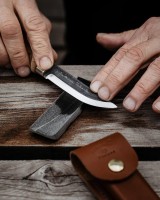 Sharpening Stone With Leather Case