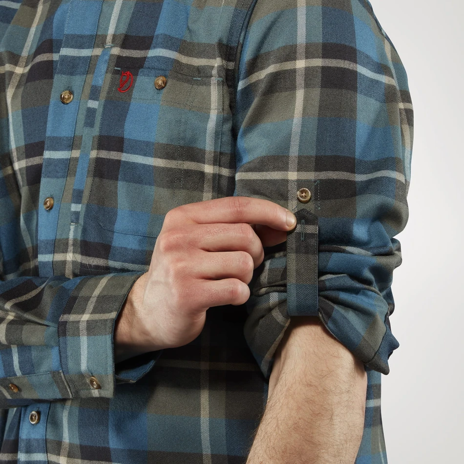Fjallraven Fjallglim Shirt, kolor: 534-543 - Indigo Blue-Dawn Blue