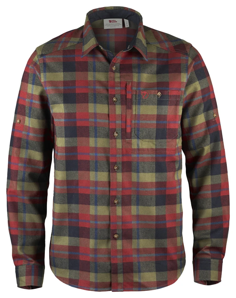 Fjallraven Fjallglim Shirt LS, kolor: 325 - Deep Red