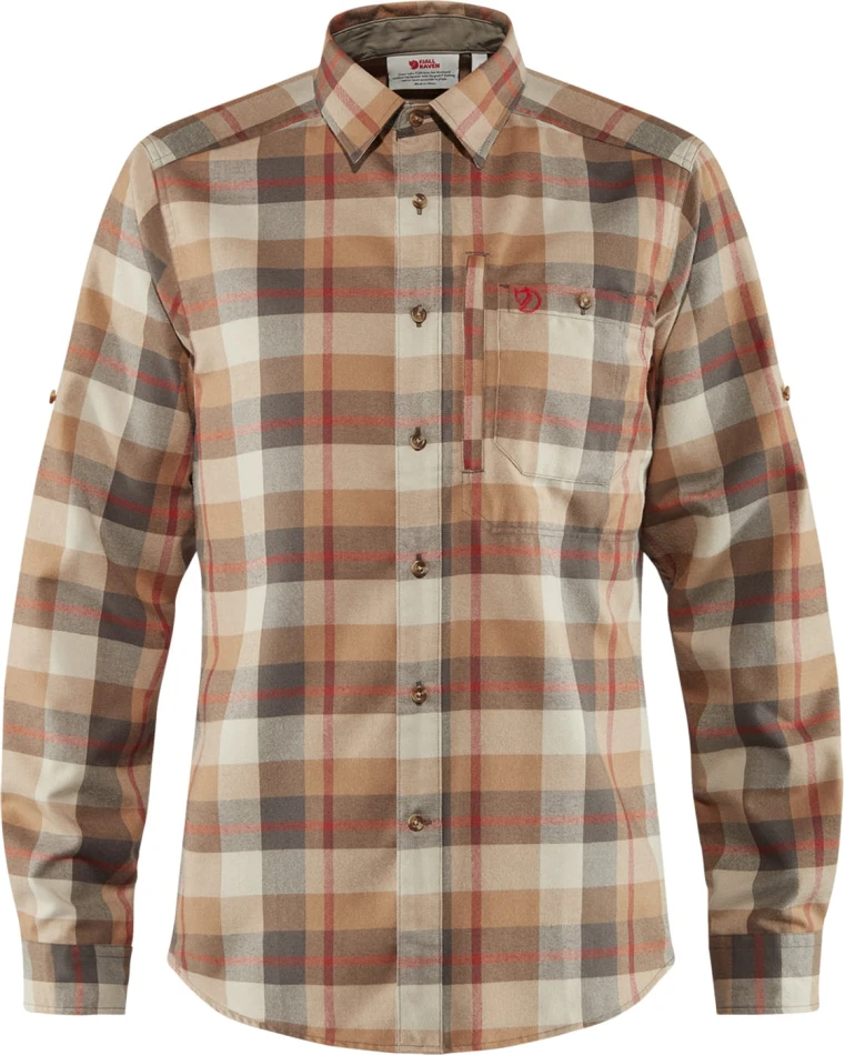Fjallraven Fjallglim Shirt LS, kolor: 227-Dark Sand