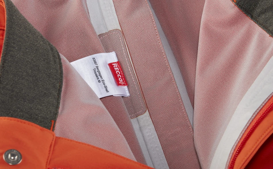 Bergtagen Eco-Shell Trousers, kolor: 208 - Hokkaido Orange