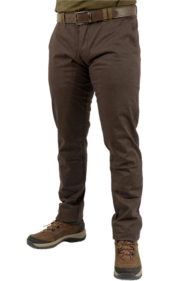 719 - Spodnie, kolor: dark olive - brąz