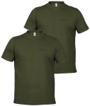 Graff T-Shirt 959 - OL, kolor: oliwka - dwupak