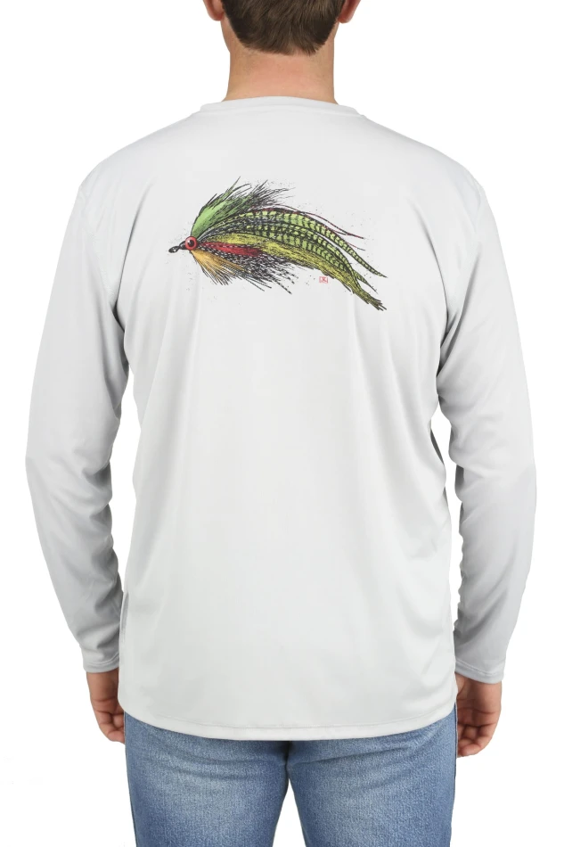 Solar Tech Tee kolor: 078 - Muskie Fly Sterling