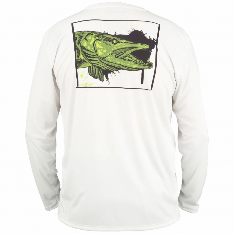 Solar Tech Tee kolor: 123 - Muskie Face White