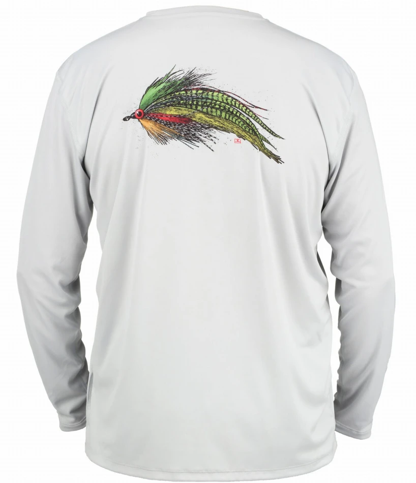 Solar Tech Tee kolor: 078 - Muskie Fly Sterling