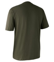 Deerhunter T-Shirt w. Shield, kolor: 378 - Bark Green