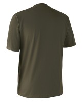 Deerhunter T-Shirt w. Deer, kolor: 378 - Bark Green