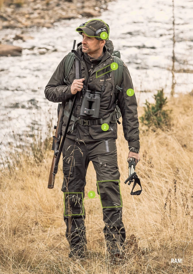 Deerhunter Ram Trousers, kolor: 392-Elmwood - zdjęcie poglądowe