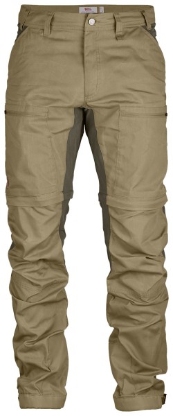 Abisko Lite Trekking Zip-Off Trousers, kolor: 220-246 - Sand-Tarmac
