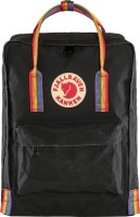 Kanken Rainbow, kolor: 550/907 - Black - Rainbow Pattern