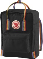 Kanken Rainbow, kolor: 550-907 - Black-Rainbow Pattern