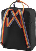 Kanken Rainbow, kolor: 550-907 - Black-Rainbow Pattern
