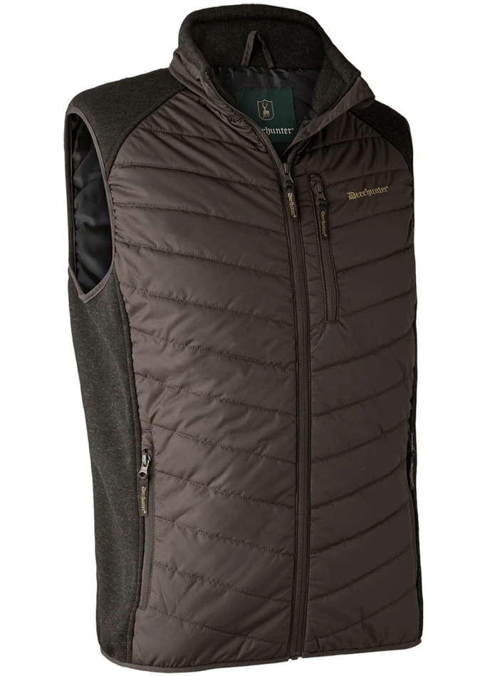 Moor Padded Waistcoat, kolor: 571 - Brown Leaf