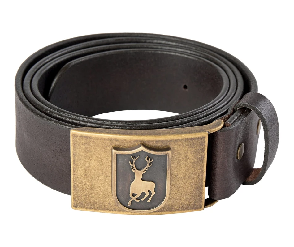 Deerhunter Leather Belt, kolor: 583 - Dark Brown