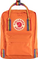 Kanken Rainbow Mini, kolor: 212-907 - Burnt Orange - Rainbow Pattern