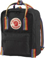 Kanken Rainbow Mini, kolor: 550-907 - Black - Rainbow Pattern