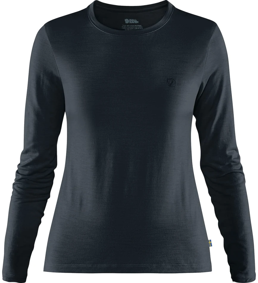 Abisko Wool LS W, kolor: 555 - Dark Navy
