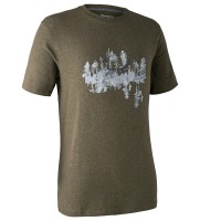 Ceder T-Shirt, kolor: 356-Green Melange