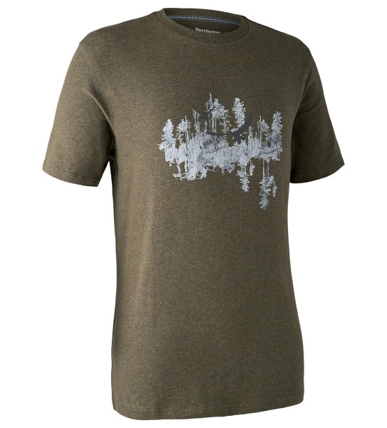 Ceder T-Shirt, kolor: 356-Green Melange