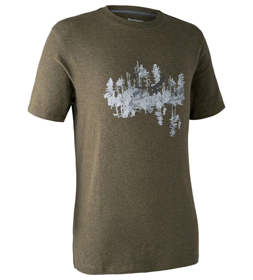 Ceder T-Shirt, kolor: 356-Green Melange