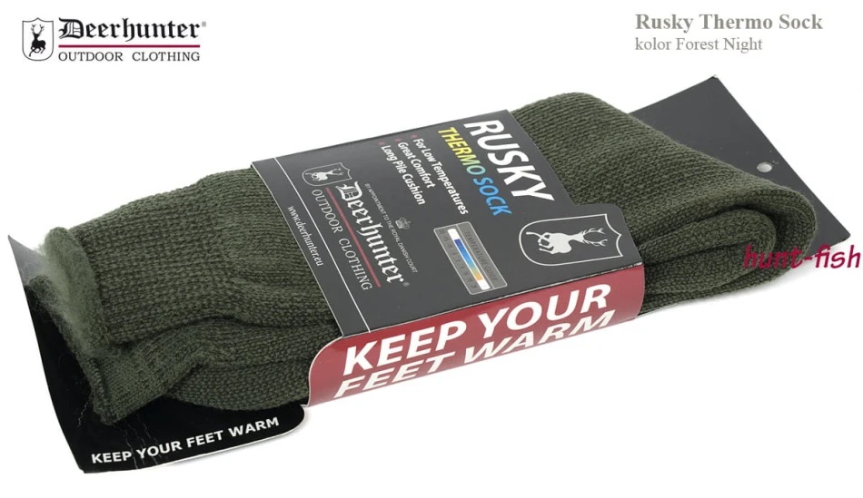 Rusky Thermo Socks Short, kolor: 350-Forest Night