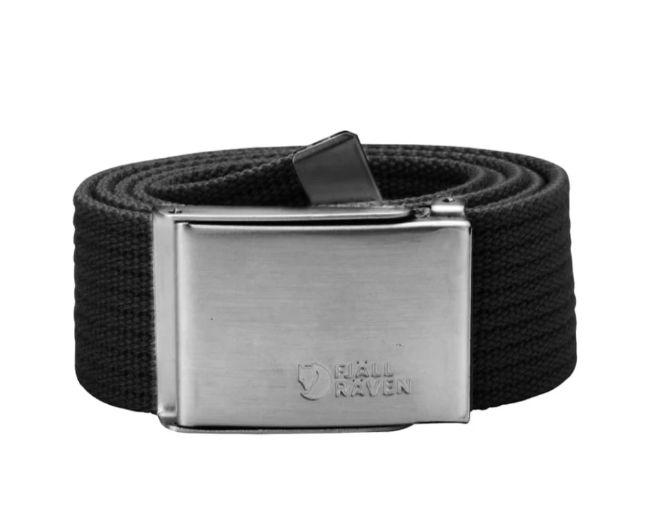 Fjallraven Merano Canvas Belt, kolor: 550 - Black.