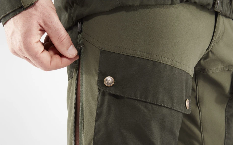 Fjallraven Keb Trousers Regular, kolor: 662-625 Deep Forest/Laurel Green