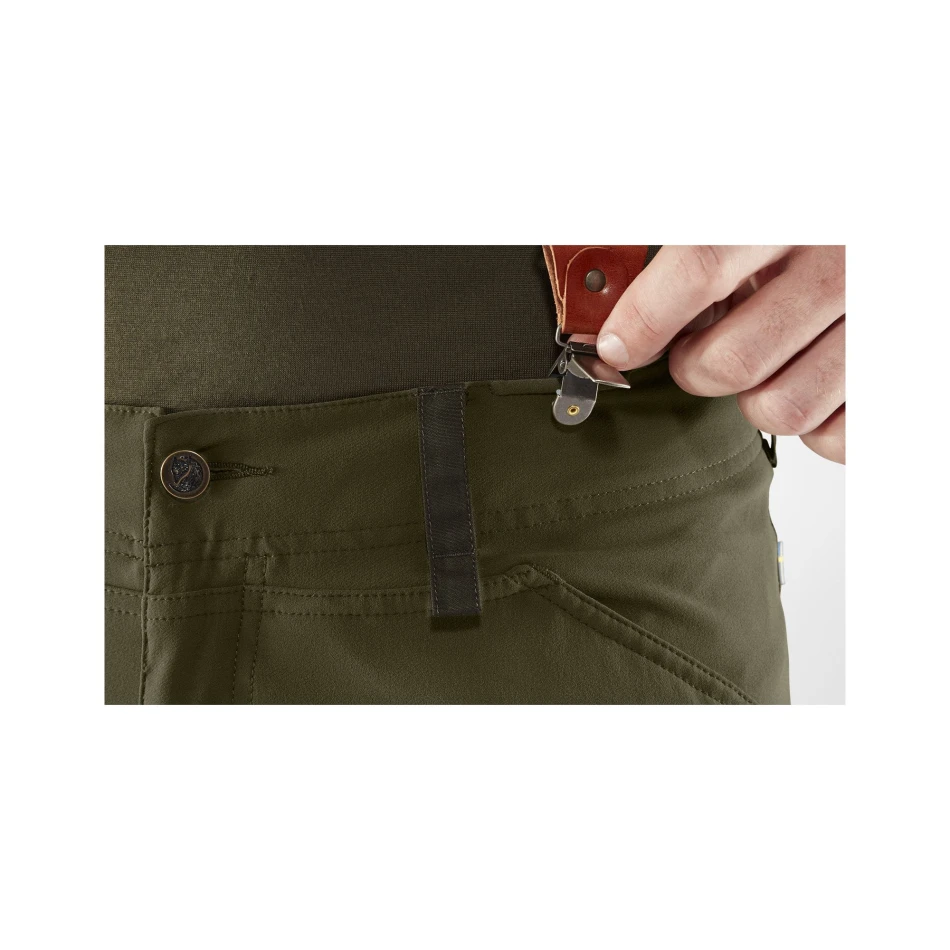 Keb Gaiter Trousers, kolor: 662-625 - Deep Forest-Laurel Green