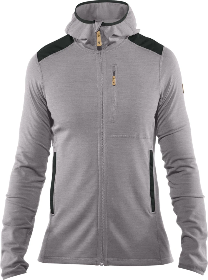 Keb Fleece Hoodie, kolor: 020-030 - Grey-Dark Grey