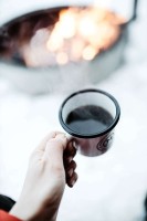 Enamel Mug - 370 ml - biały