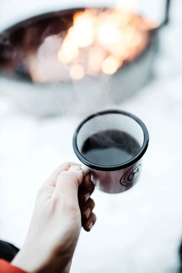Enamel Mug - 370 ml - biały
