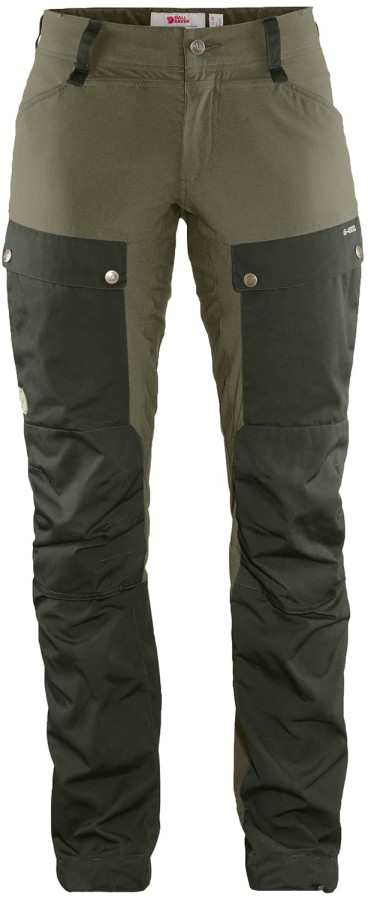 Fjallraven Keb Trousers Curved W, kolor: 662-625 - Deep Forest-Laurel Green
