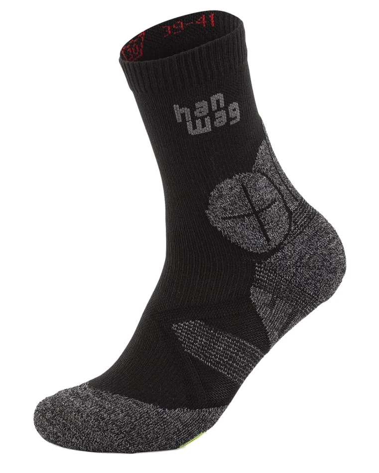 Hike Sock, kolor: 064-620 - Asphalt / Green