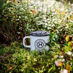 Enamel Mug - 370 ml - biały