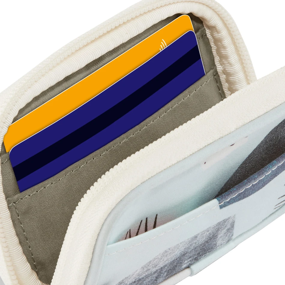 Kanken Art Card Wallet, kolor: 977 - Birch Forest