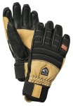 Hestra Army Leather Ascent 5-finger Black Light Brown - 7