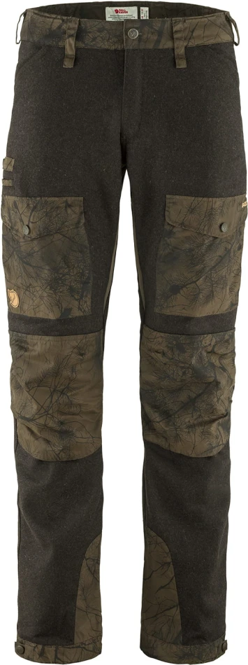 Varmland Wool Trousers, kolor: 633-636 - Dark Olive/Dark Olive Camo