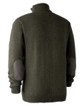 Sheffield Knit w. zip-neck, kolor: 356 - Green Melange