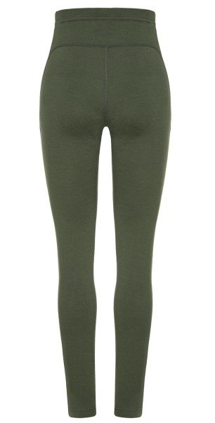 Graff 915-D merino warm - bielizna termoaktywna - leggiinsy damskie, kolor: oliwka
