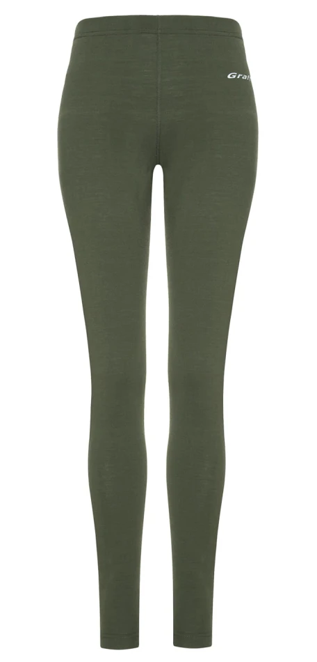 Graff 915-D merino warm - bielizna termoaktywna - leggiinsy damskie, kolor: oliwka
