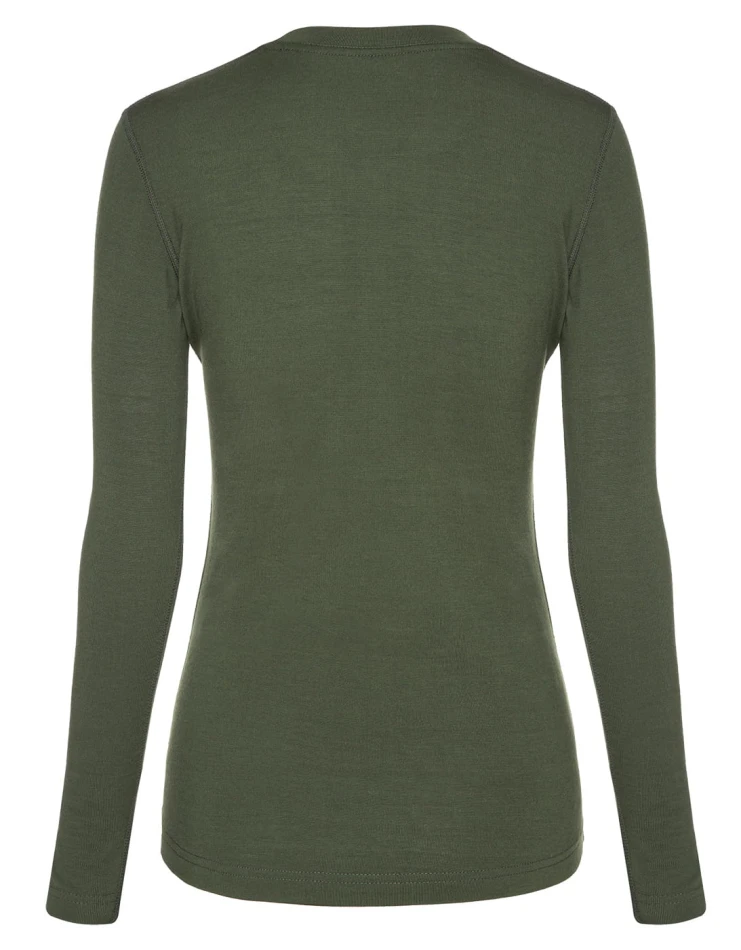 Graff 916-D merino warm koszulka długi rekaw, kolor: oliwka