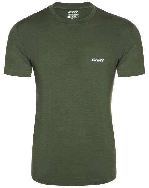 Graff 918 - merino warm - koszulka, kolor: oliwka