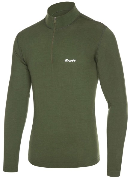 Graff 917 merino warm - golf, kolor: oliwka