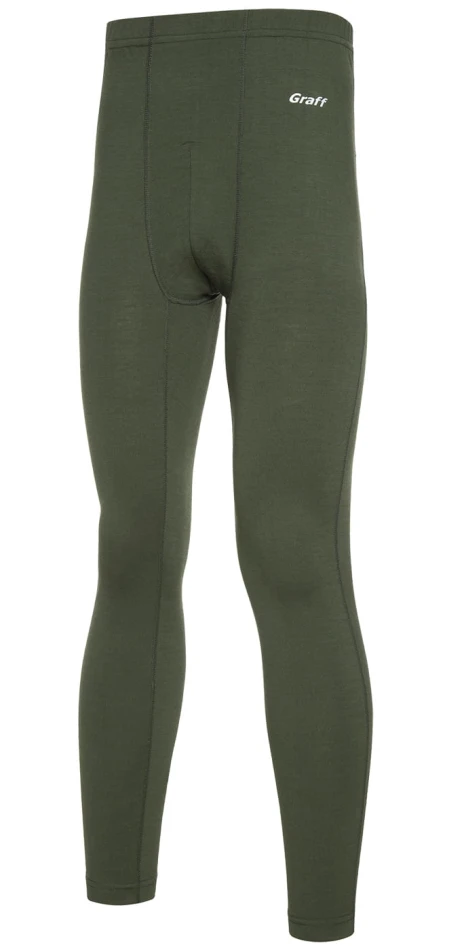 Graff 915 - merino warm - kalesony, kolor: oliwka