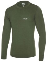 Graff 916 - merino warm - koszulka długi rękaw, kolor: oliwka